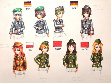 ''Girls und Panzer'' in Cold War (GuP)