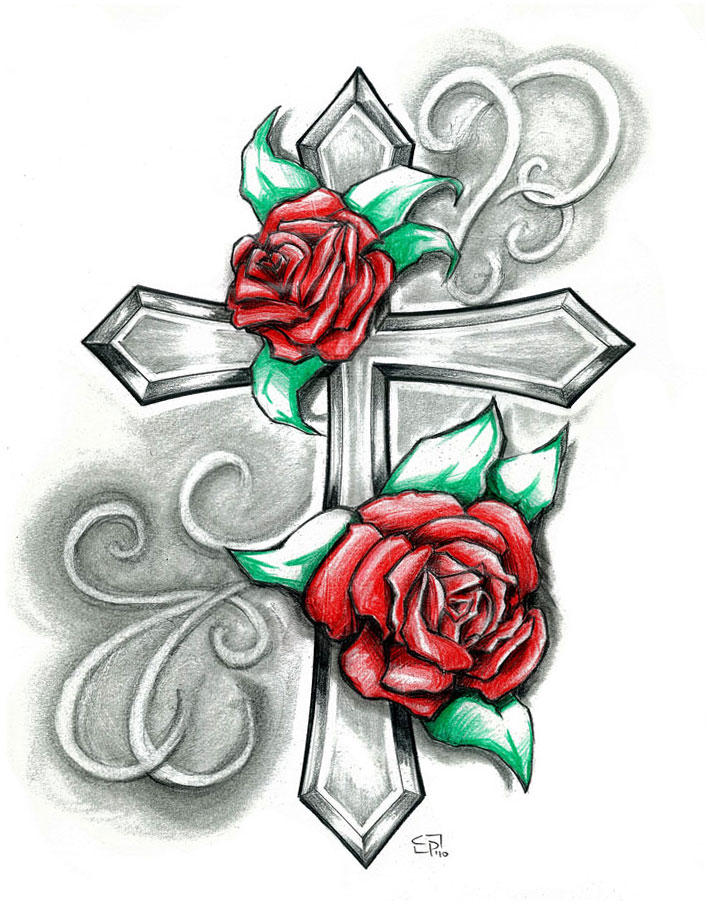 Rose Cross By Elguapo6 On DeviantArt rose-cross-by-elguapo6-on-deviantart