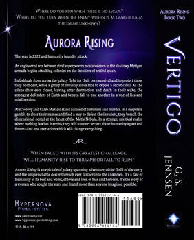 Vertigo: Aurora Rising Book Two (Back Cover)