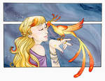 Sarah and the Phoenix by nightkidlaura