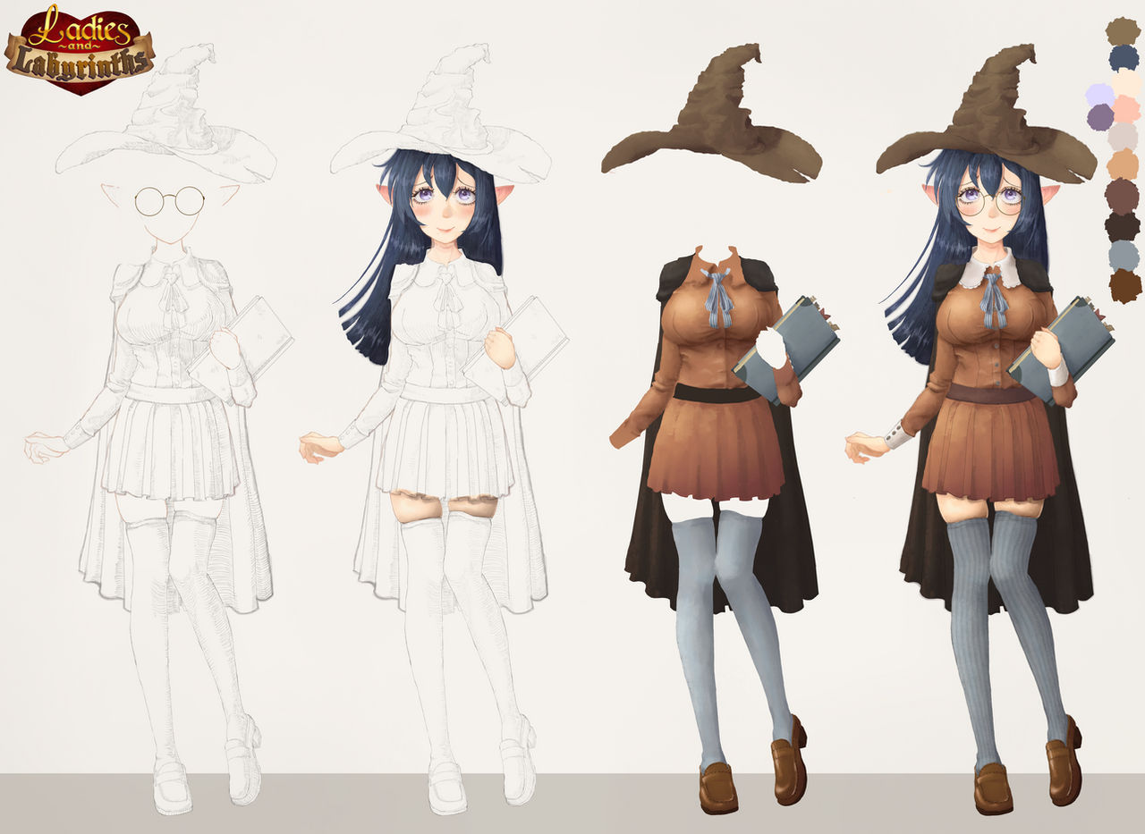Ladies Labyrinth Miriam Character Art|Ladies and Labyrinths by LadiesAndLabyrinths on ...