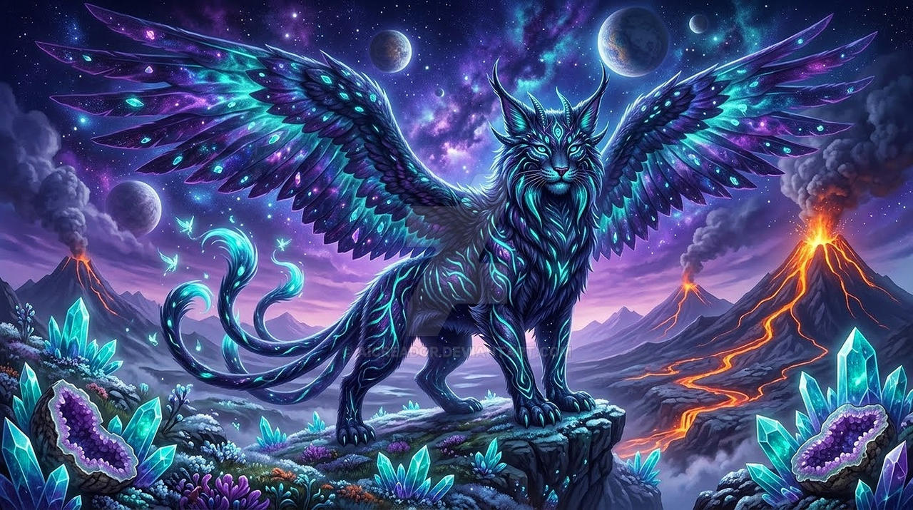 Devendar T Cosmic Winged Panther by AIcreador on DeviantArt