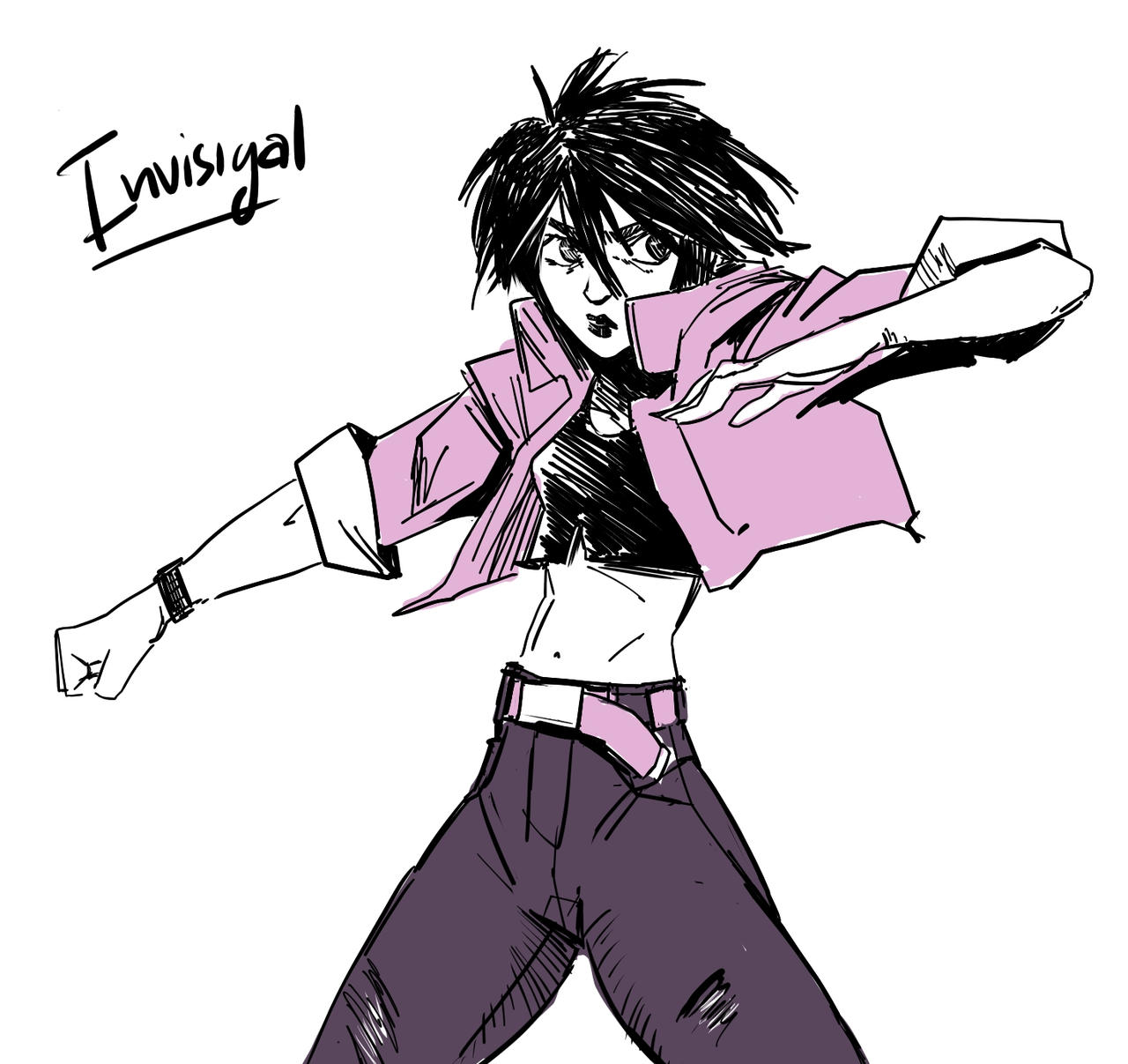 Invisigal fanart by MehdiArtss on DeviantArt