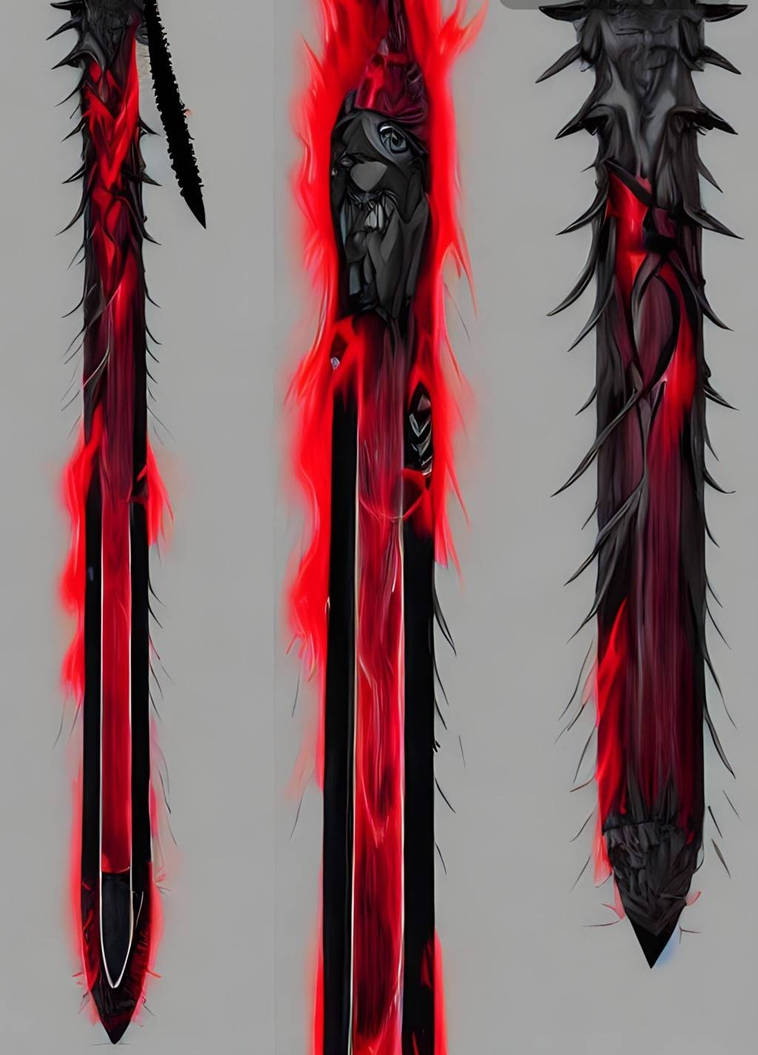 Demonic Sword Concept Art by Sinto21 on DeviantArt