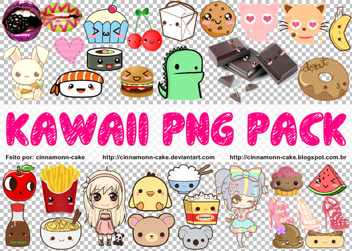 Kawaii Png Pack by cinnamonn-cake on DeviantArt