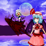 Remilia Scarlet and Chibi Sakuya :3