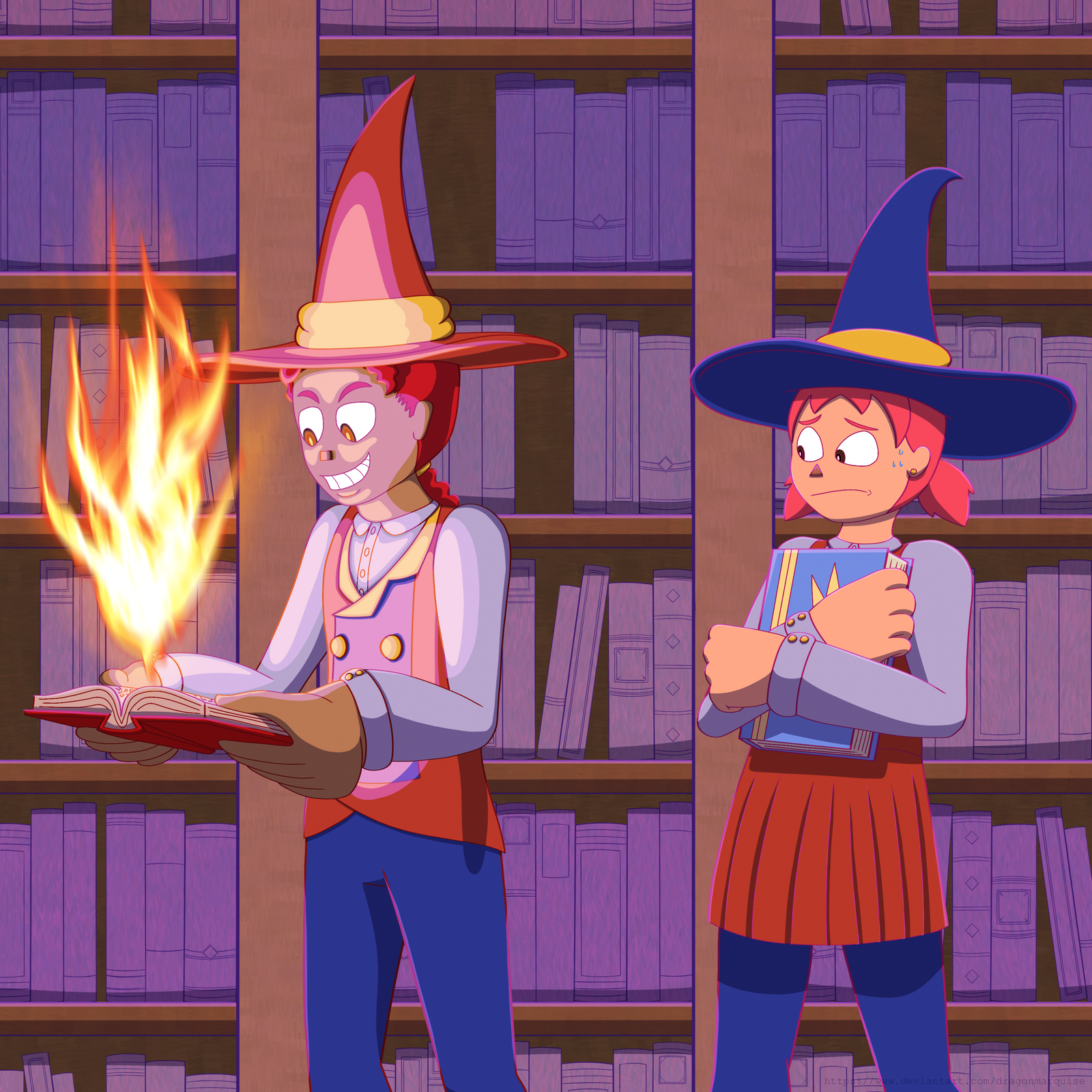 Drawtober 2022: Spellbook Apprentice by DragonMarquise on DeviantArt