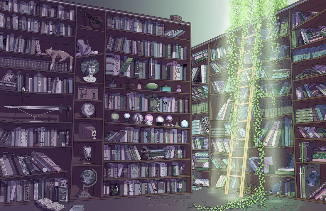Abandoned Library by Katy-L-Wood on DeviantArt