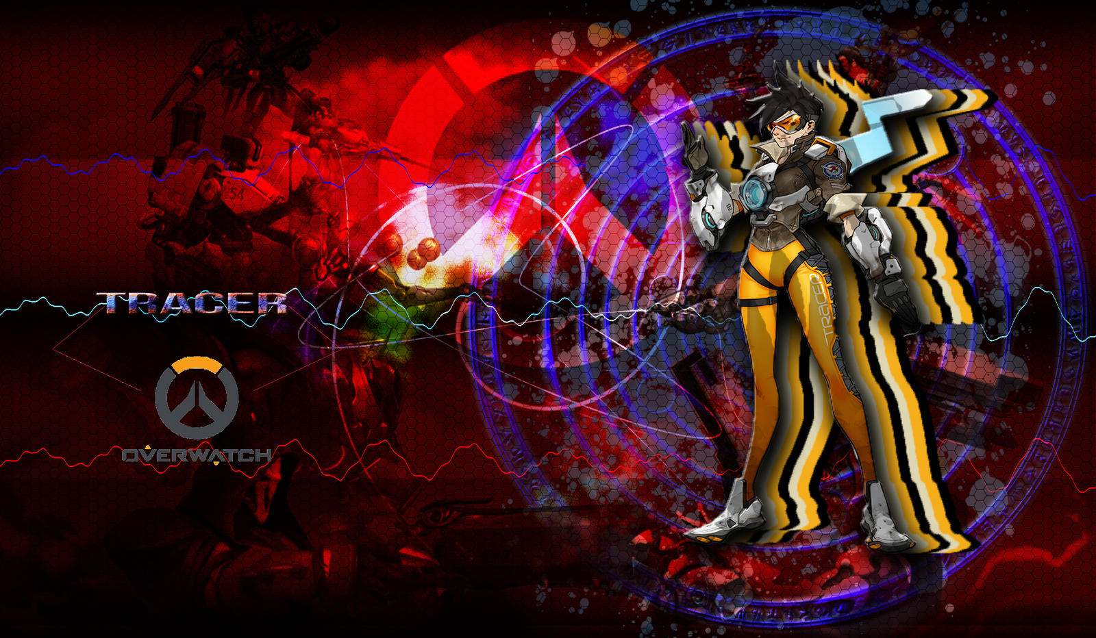 Tracer Overwatch Wallpaper by mortred039ex on DeviantArt