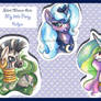 MLP Pony Badges Bust Sample