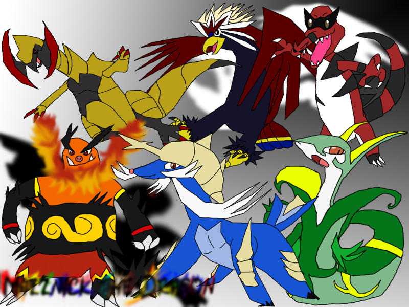 Mazznick's Unova Pokemon Team by Mazznick on DeviantArt