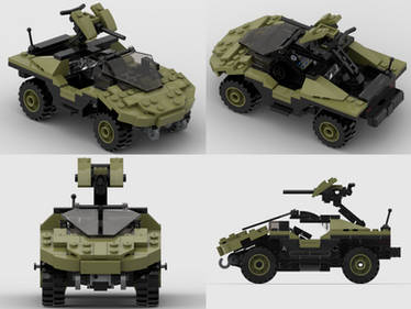 Lego Halo Warthog Studio Renders