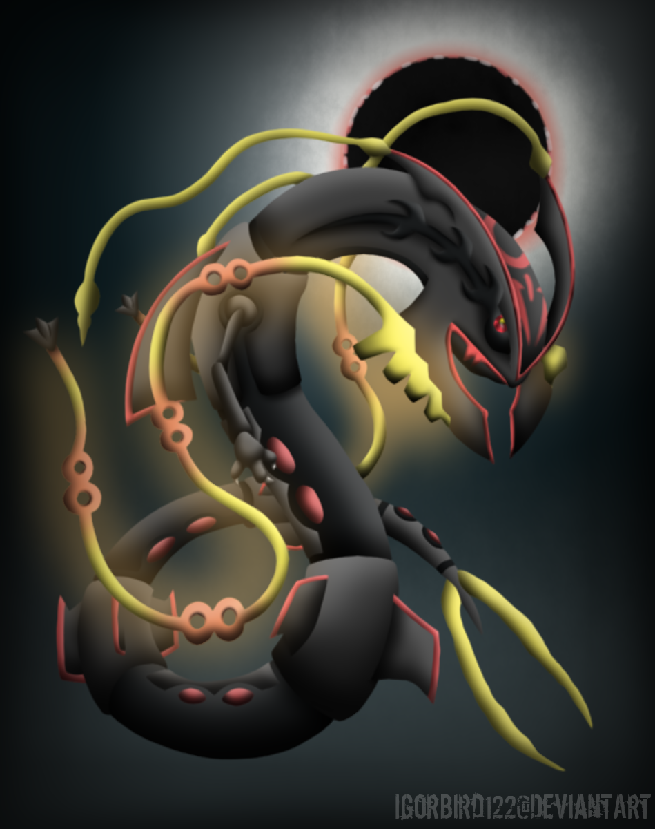 Shiny Mega Rayquaza by Alpha-mon on DeviantArt