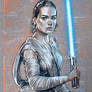 Rey - Star Wars Force Awakens - By Alex Buechel