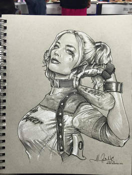 San Diego Comic Con Sketch Harley Quinn