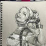 San Diego Comic Con Sketch Harley Quinn