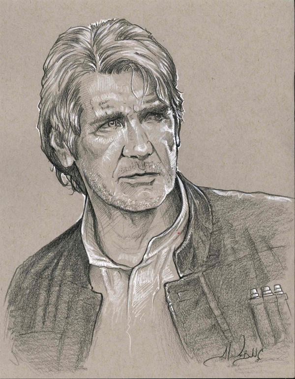Han Solo Sketch Commission