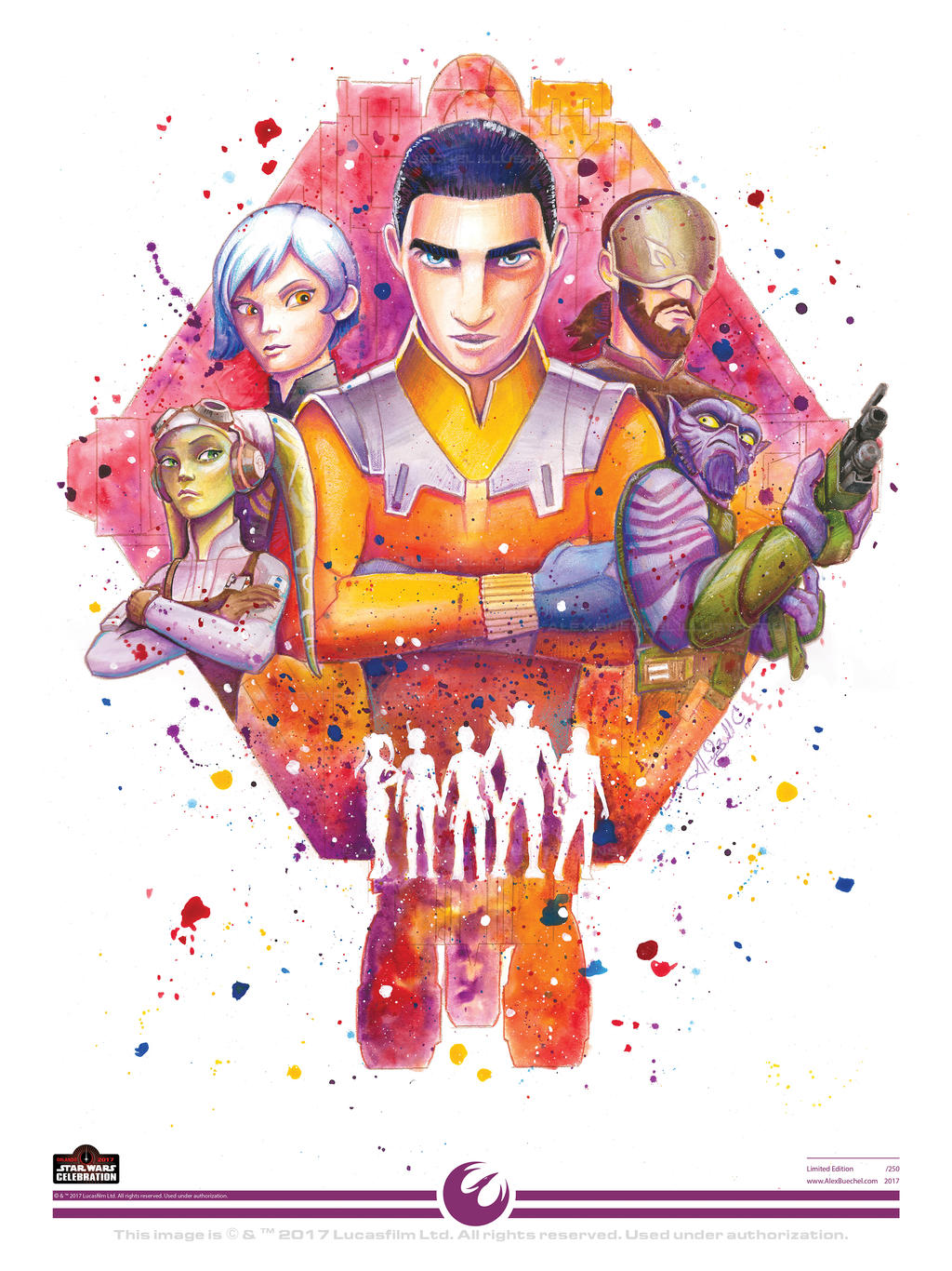 Ghost - Star Wars Celebration 2017 Art Print