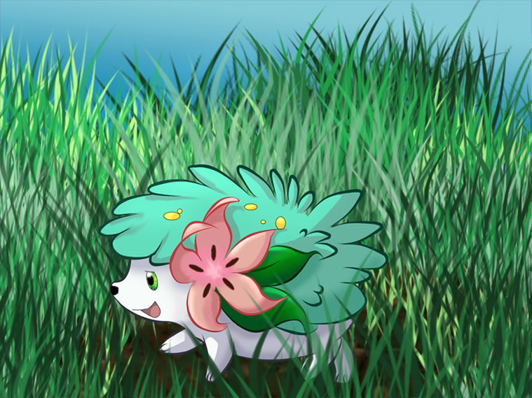 Shiny Shaymin by Kisshouten on DeviantArt