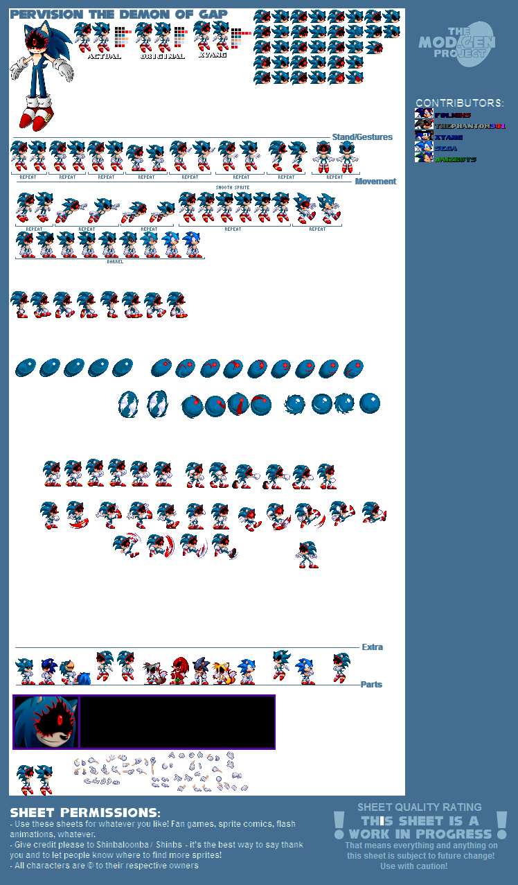 Lord X V2 Sprite Sheet by darck12exe on DeviantArt