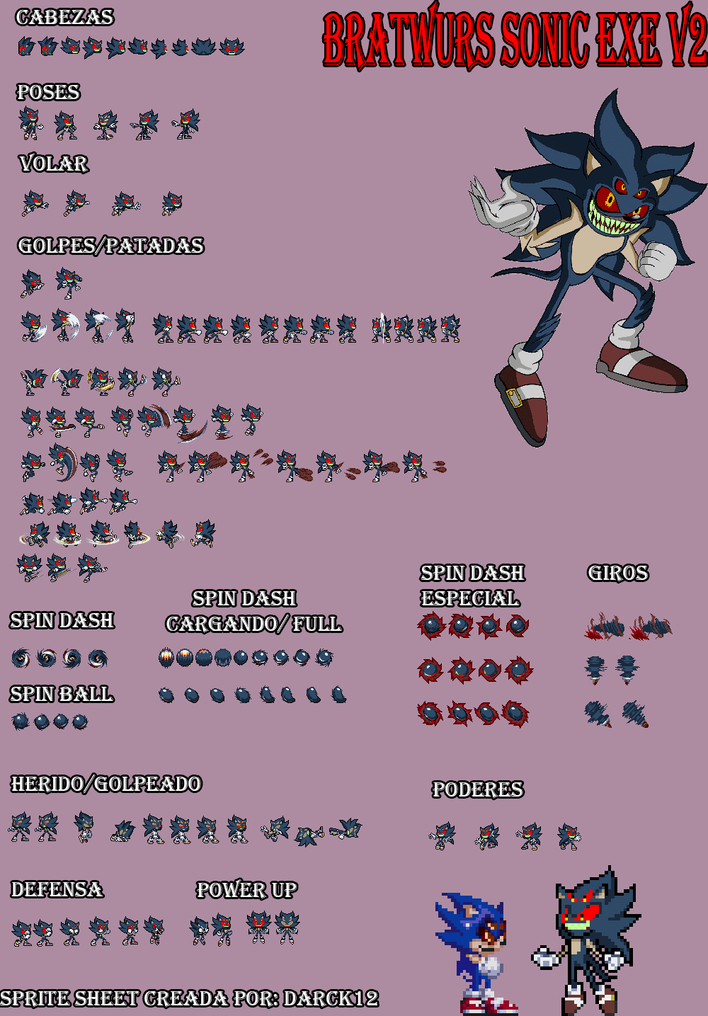all pose of Majin Sonic : u/SonicEXE-God