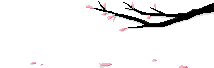 [F2U] Branch tree wth petals 1 - pixel decor