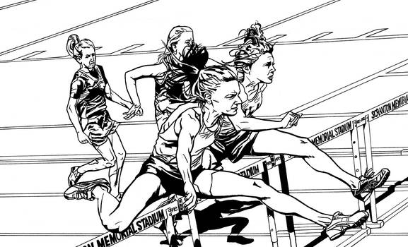 Girls' Hurdles Ink