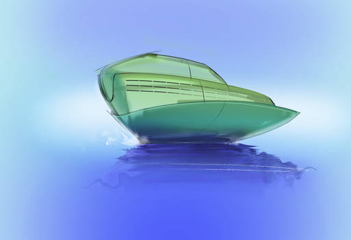 Green boat