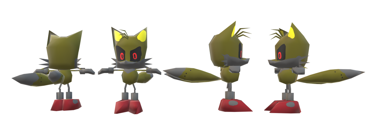 Metal Tails - sonic Customs by Maxtubegaming13 on DeviantArt