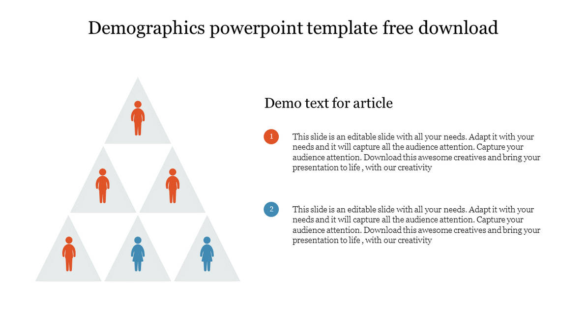 76714Demographics powerpoint template free downlo by JerlinAnu on