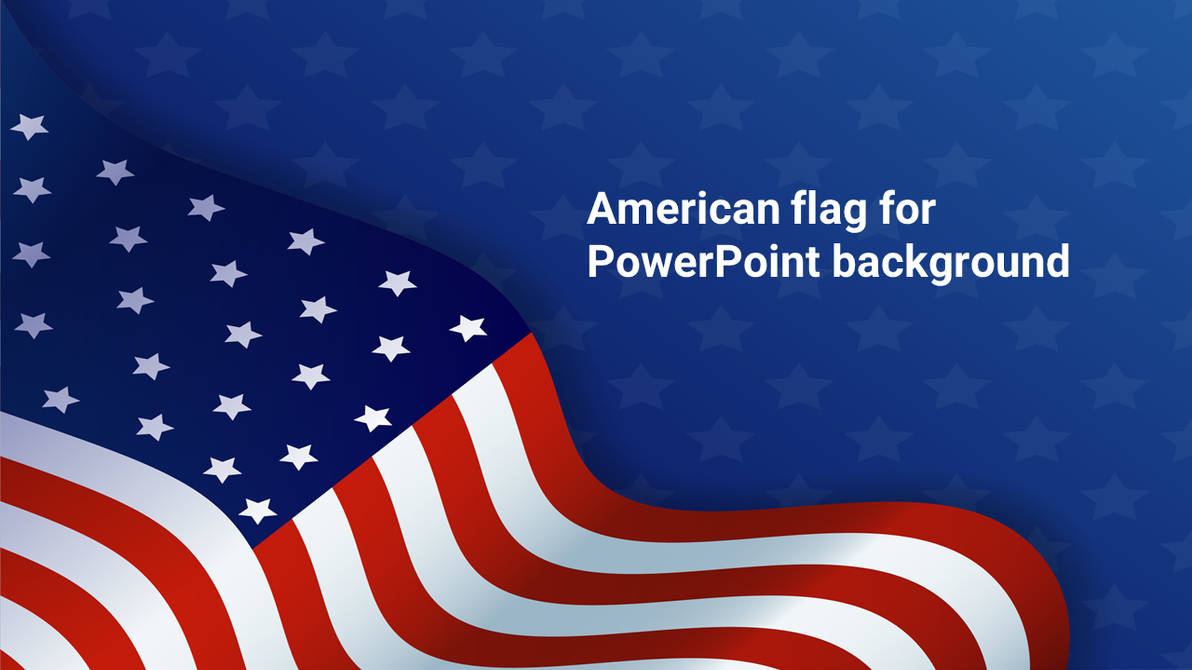 Real American Flag Powerpoint Free USA Flag PowerPoint Template And