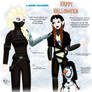 Halloween 2014: Anna,Elsa and Olaf as MCU villains