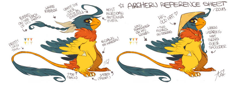 Archeru Reference Sheet 2013