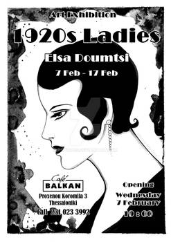 Art Exhibition: 1920s Ladies ( poster )