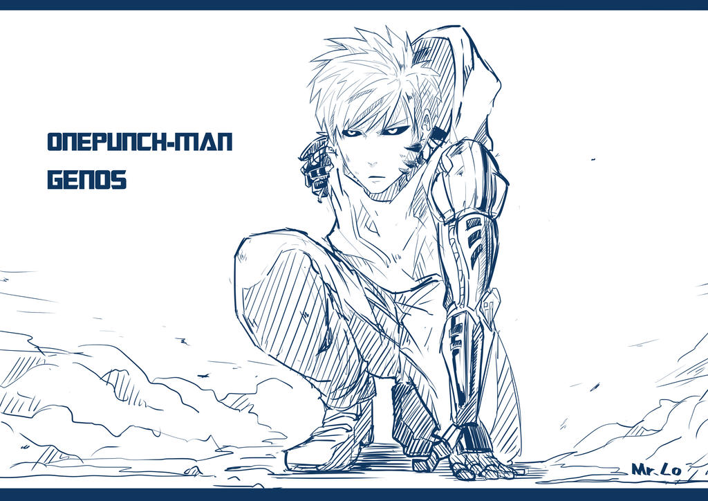 one punch man genos by TWMrLo on DeviantArt