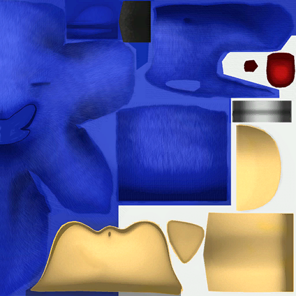 Sonic Deviantart Textures Sonic Texture HD With Pre bumped by Woodshopcreeper on DeviantArt