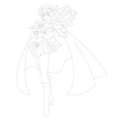 Sailor Rina Inverse lineart