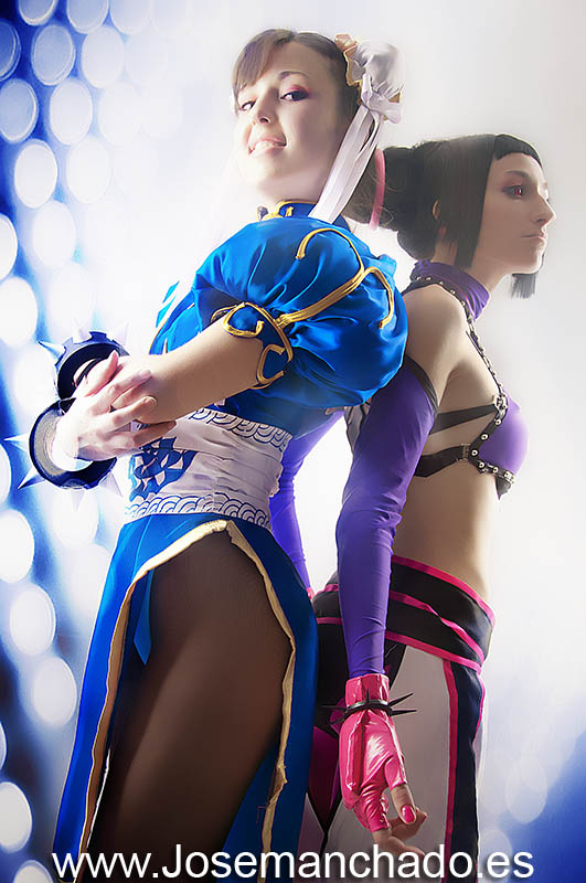 Chun-Li and Juri Han