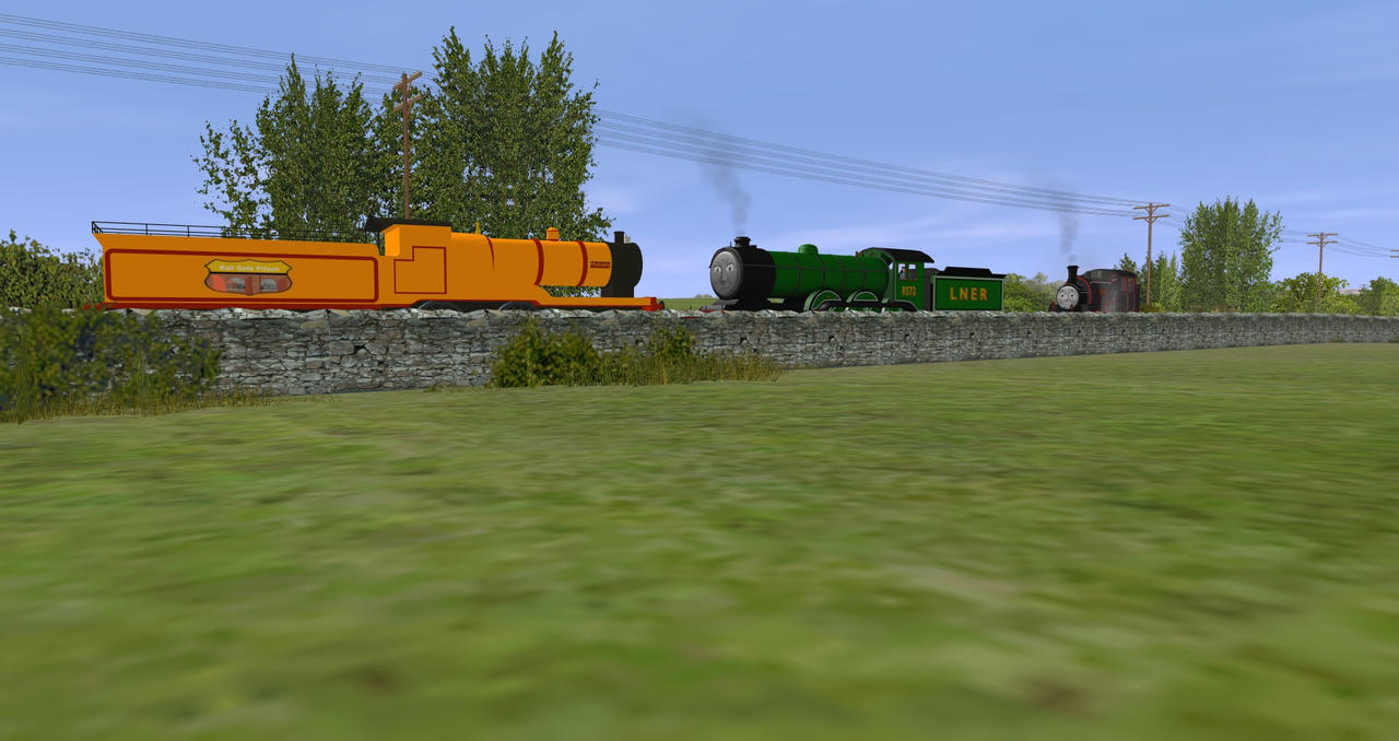 Alfred gets arrested by a Rail gate police engine by nickboggia1 on ...