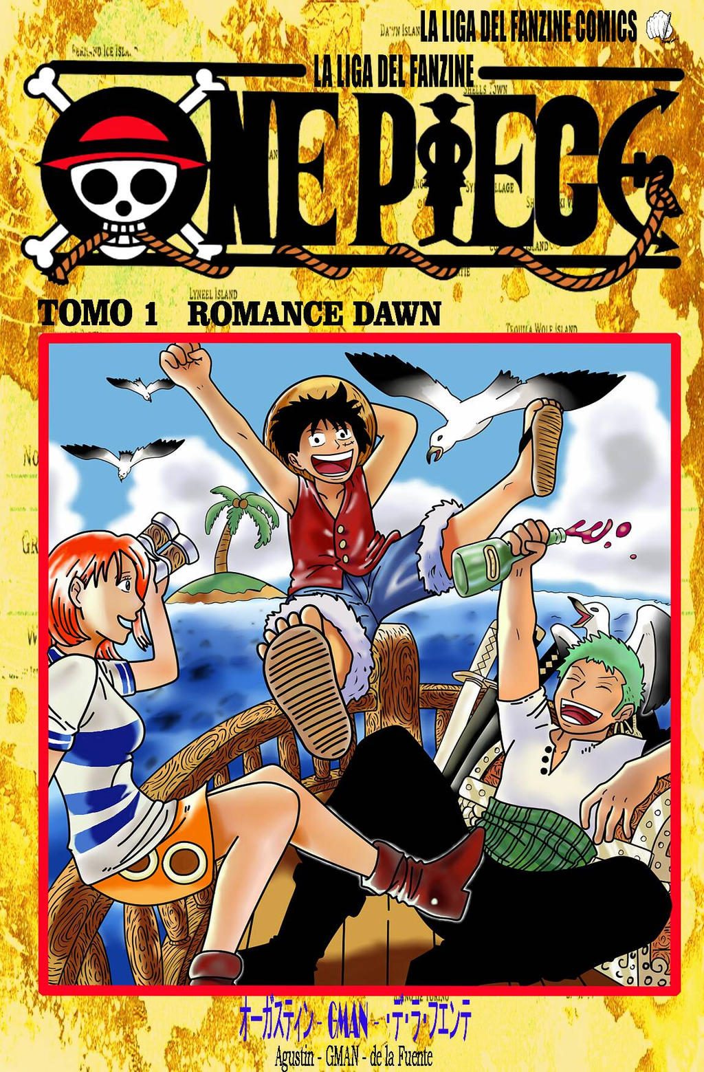 Portada Tomo 1 One Piece by AgusG-man on DeviantArt