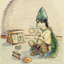 Little Yen Sid Learning Magic