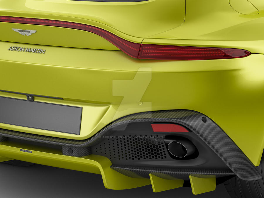 Aston Martin Vantage 2019 rear by AbilioFernandez on DeviantArt