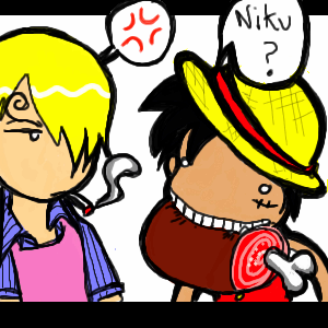 OP -- Luffy and Sanji