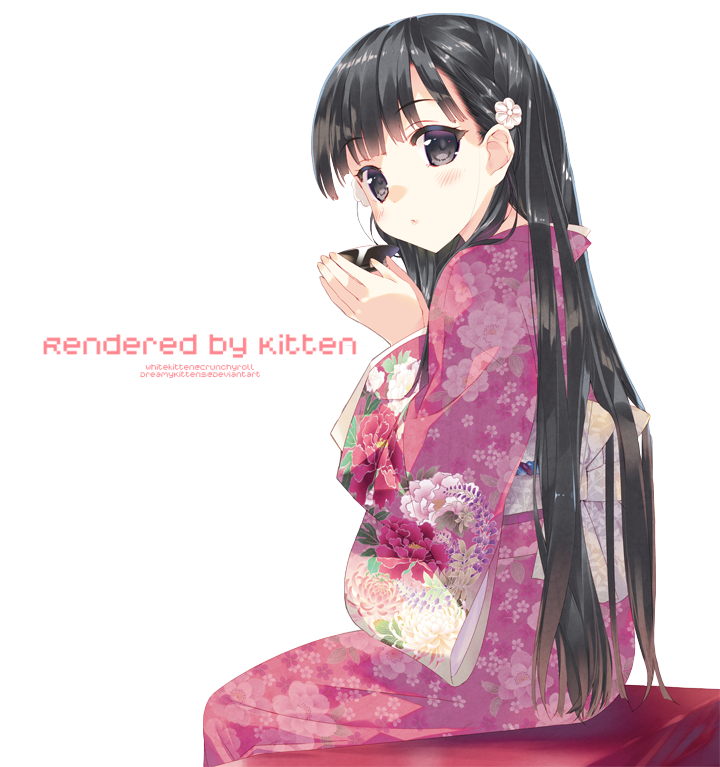 Sae Renders Kobayakawa Sae Render by DreamyKittens on DeviantArt