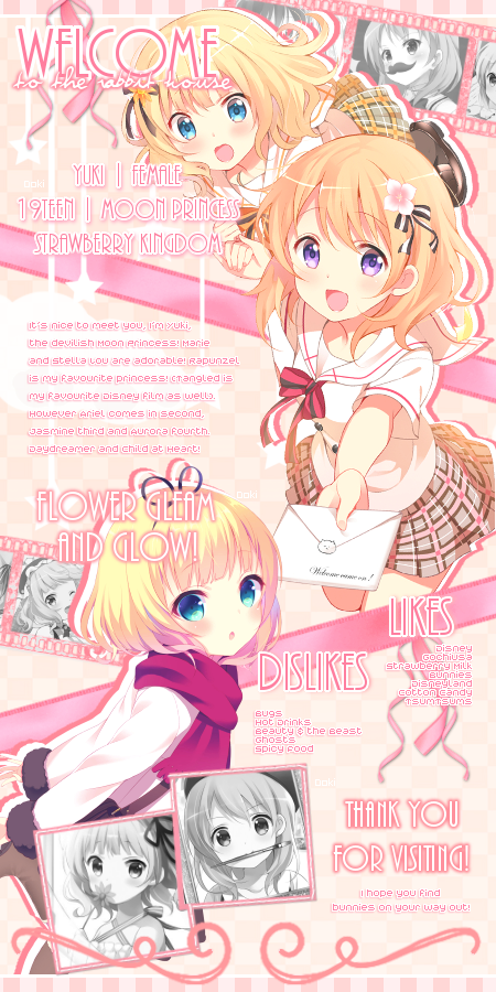 Gochuumon wa Usagi Desu ka? Profile Edit (Long) by DreamyKittens on  DeviantArt