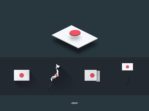 FlatFlags Japan by capdevil13