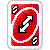 Uno Reverse Card Red Emoticon/Icon
