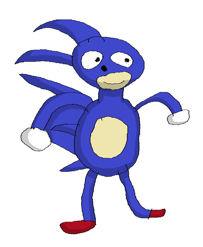 Sanic by MarcosVargas on DeviantArt