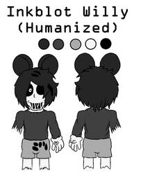 Inkblot Willy (Humanized) reference drawing by MarcosVargas