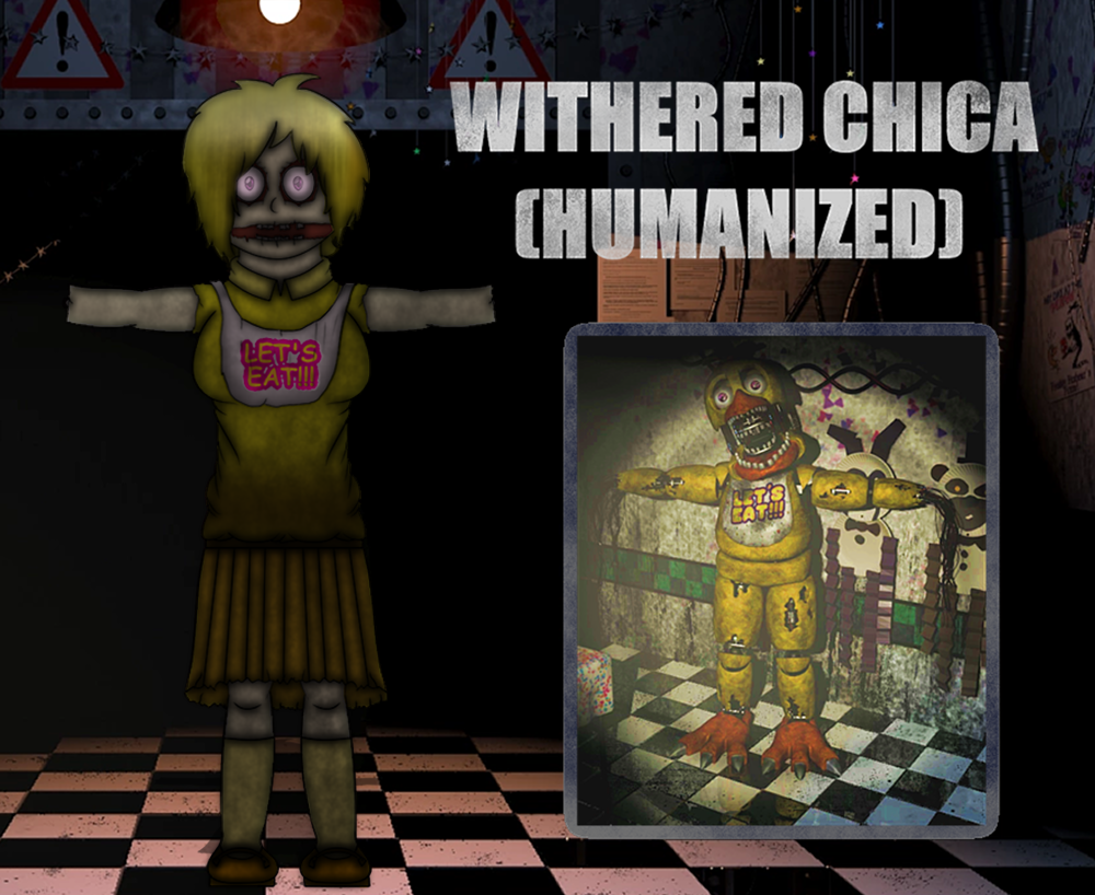 Human! Withered Chica by Amythestx on DeviantArt